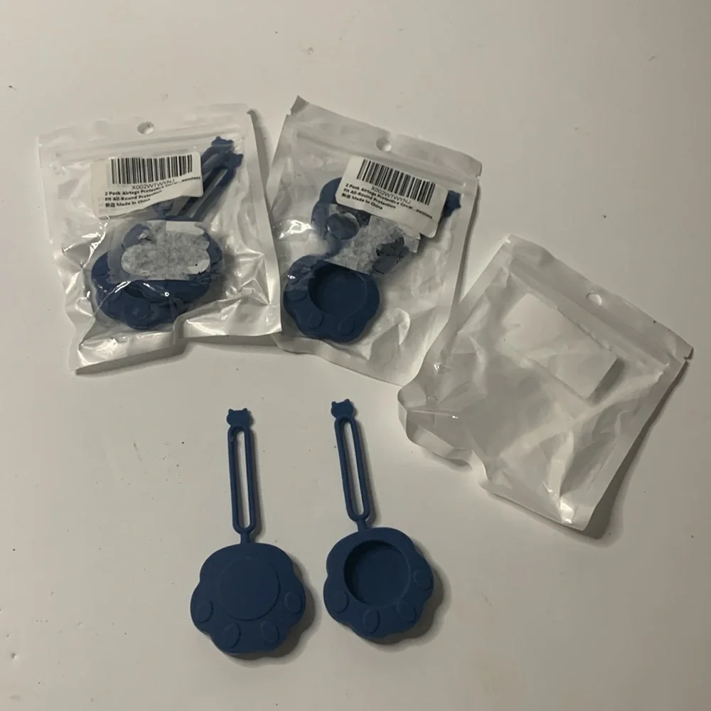 3 Packs W/2pack Airtags Protective Cover Fits All Round Protection For Cats New